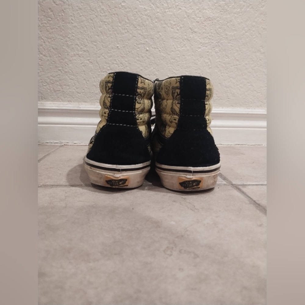 Van SpongeBob High Top Sneakers-Mens Size 12 - Picture 5 of 8